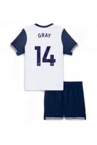 Fotbalové Dres Tottenham Hotspur Archie Gray #14 Dětské Domácí Oblečení 2024-25 Krátký Rukáv (+ trenýrky)